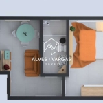 Apartamento com 1 quarto à venda na Rua Salvador, 538, Cajuru, Curitiba