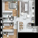 Apartamento com 3 Dormitórios (1 suíte) no Botafogo