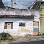 Terreno com um salão na frente e uma casa velha nos fundos