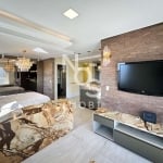 Loft Semimobiliado com churrasqueira- localizado no Bairro Expoisção