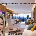 Aluguel apartamento novo a 50 m do parque areiao, 2 q, suite, lazer completo, Setor Marista, com armarios