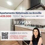 Apartamento de 70 m², com 3 quartos, 1 suíte, reformado no Ecoville