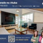 Sobrado triplex, 4 quartos (2 suítes), 3 vagas cobertas, à venda no Atuba - Curitiba/PR