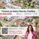 Terreno à venda, com 550m2, no bairro Mercês - Curitiba/PR