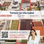 Terreno no Vila Izabel, ZR4, 605m²m, Curitiba-PR.