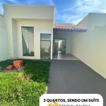 Casa para venda possui 92 metros quadrados com 3 quartos em Residencial Ravena -