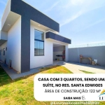 Casa com 3 Quartos e 2 banheiros à Venda, 122 m² por R$ 370.000 - senador canedo