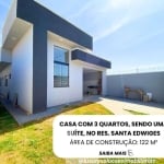 Casa com 3 Quartos e 2 banheiros à Venda, 122 m² por R$ 370.000 - senador canedo