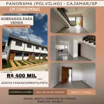 Vende-se sobrado por 400 mil, pronto para morar, em condomínio,  Panorama(Polvilho), Cajamar/SP, 2 quartos, 62m2 e 1 vaga.