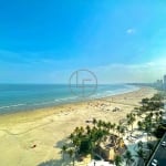 Apartamento com Sacada Gourmet Frente Mar e Lazer Completo