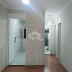 Apartamento com 53 m², 2 dormitórios, sala, cozinha, banheiro, área de serviço e 1 vaga.