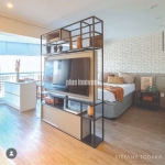 APARTAMENTO MOBILIADO - REGIÃO PINHEIROS, 1 DORMITORIO,1 VAGA, MOBILIADO, COM AR CONDICIONADO