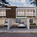 Sobrado com 3 suítes à venda, 152 m² por R$ 869.000 - Santo Antônio - Joinville/SC