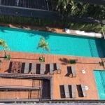 Apartamento 75m², 01 dormitório, 01 banheiro e 01 vaga na garagem.  Condomínio com portaria, segurança 24hrs, piscina, sauna, lavanderia