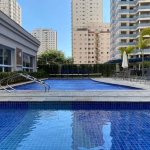 Apartamento 155m², 03 dormitórios (sendo suítes), 04 banheiros e 02 vagas na garagem.    Condomínio com portaria, segurança 24hrs, piscina.