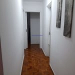 Apartamento 100m², 02 dormitórios (sendo 01 suíte), 02 banheiros e 01 vaga na garagem.  Condomínio com portaria e segurança 24hrs.