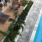 Apartamento 32m², 01 dormitório, 01 banheiro e 01 vaga na garagem.  Condomínio com portaria, segurança 24hrs, piscina, sauna e salão de festas.