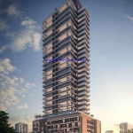 Apartamento Studio 24m², 01 dormitório e 01 banheiro; (Fotos ilustrativas, entrega prevista para março 2025).  Condomínio com portaria, segurança