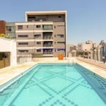 Apartamento 65m², 01 dormitório e 01 banheiro.  Condomínio com segurança, piscina e academia.  Excelente localização, entre as Ruas Pamplona