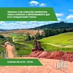 TERRENOS COM CONDIÇÕES IMPERDÍVEIS!  VENHA CONHECER O EMPREENDIMENTO QUE ESTÁ CONQUISTANDO TODOS!