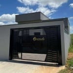 Casa térrea nova, à venda, 2 quarto, 1 suíte, área gourmet, Jardim Bom Sucesso, Indaiatuba.