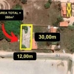 Terreno à venda, medindo 360 m² por R$ 45.000