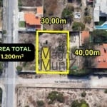 Terreno muito amplo à venda, 1200 m² por R$ 990.000 - Dunas - Fortaleza/CE