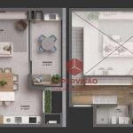 Apartamento Duplex à venda, 117 m² por R$ 1.669.392,67 - Cacupé - Florianópolis/SC