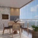 Apartamento frente mar com 1 suíte + 2 demisuítes à venda, 110 m² por R$ 1.530.592 - Centro - Navegantes/SC