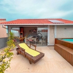 Casa não geminada com piscina.