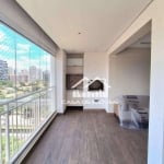 Vende ou aluga apartamento com 85m², 3 dormitórios e varanda gourmet, no Brooklin.