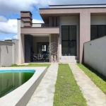 Ótima casa de alto padrão com piscina localizada na Barra do Saí em Itapoá/SC