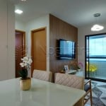 Excelente apartamento MOBILIADO em Candeias com 40,13m² de área útil, 1 quarto, vista mar, com estrutura de lazer completa