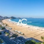 Cobertura de luxo Linear Frontal Mar à venda em Copacabana, Rio de Janeiro - 4 quartos, 4 suítes, 2 salas, 6 banheiros e 425m² de área.