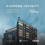 Lançamento: Apartamentos de 1 a 3 Quartos no Diamond Infinity  à venda a partir de R$ 230.000,00 -