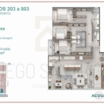 Apartamento de luxo na Praia da Vila: 3 quartos, 3 suítes, 3 salas, 3 vagas de garagem e 131m² de área. Viva no empreendimento mais completo com Aquavila Home Club.