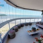 2950 milhões  - apartamento 4 dormitorios sendo 3 suites - 3 vagas privativas - maravilhosa vista mar - semi mobiliado - frente mar