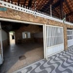 699mil - Linda casa na praia da vila guilhermina - térrea -  com 3 dormitórios, quintal com churrasqueira