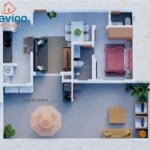 350mil a vista - APARTAMENTO GARDEN 1 SUITE 75M AREA UTIL LAZER COMPLETO