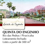 Terreno &#224; venda de 300m&#178; no Condomínio Quinta do Engenho, Rio das Pedras, por R$160.000.00