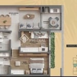 Apartamento com 2 quartos à venda na Hoaroldo Soares Clavan, 794, Cacupé, Florianópolis