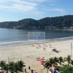 Apartamento, de 30m²,pé na areia 1 quarto mobiliado Vista Mar, no Gonzaguinha