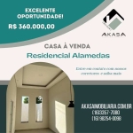 Casa para venda possui 90 metros quadrados com 2 quartos