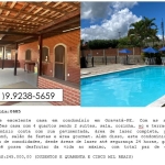 Vende-se excelente casa em condomínio em Gravatá-PE.