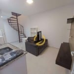 Apartamento Studio Duplex Mobiliado para locação - 35m² - 1 dormitório - sem vaga - na Vila Dom Pedro I