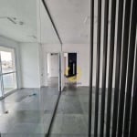 Sala comercial para locação no Edifício Helbor Trilogy Home &amp; Office - 72,30m² - 2 banheiros - sacada - 2 vagas - em São Bernardo do Campo