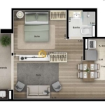 Ed. Connect - Apartamento à venda no bairro Alto da Boa Vista - Sorocaba/SP, Zona Leste