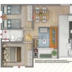 Ed. Silver Oasis (Altos do Trujilo) - Apartamento Garden com entrada parcelada altos do Trujilo com entrega julho 2025 -  Sorocaba