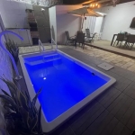 Casa com piscina 3 quartos