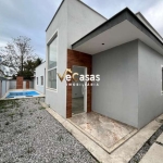 Casa Linear com Piscina e amplo quintal